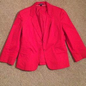 Express red classy blazer! Excellent condition!